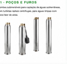 Eletrobombas para poços e furos